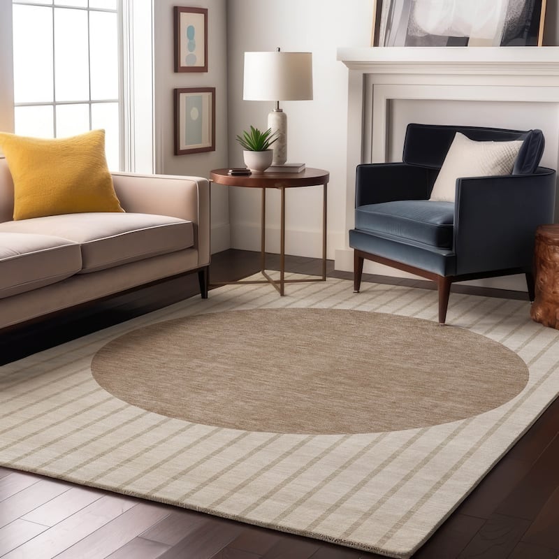 Premium Washable Super Soft Modern Zen Mayfield Rug - Ivory - 2'6" x 3'10"