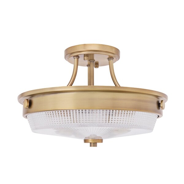 Aspen Creative Three-Light Semi Flush 