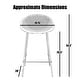 preview thumbnail 2 of 38, Set of 2 26-inch Contemporary Eiffel Dowel DSW Counter Height Stool Barstool With Backs For Kitchen Home Side Break Room