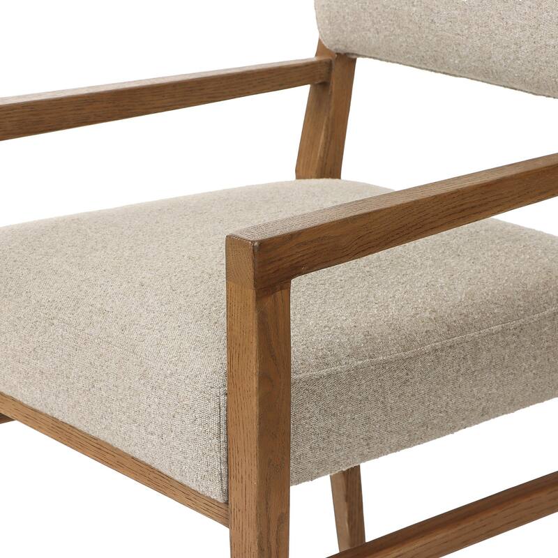 Pace Dining Arm Chair-Weslie Flax - 22.0W x 25.0 x 32.5H