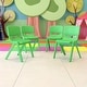 preview thumbnail 1 of 33, 4 Pack Plastic Stack School Chair with 15.5"H Seat, 3rd-7th School Chair Green
