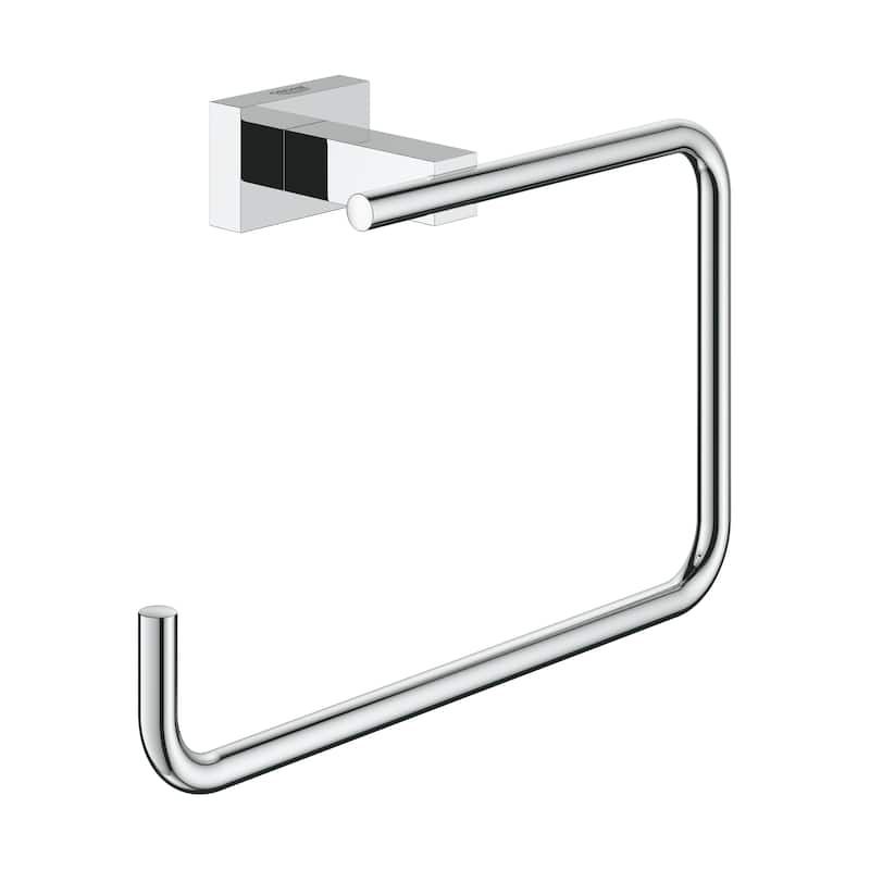 Grohe Essentials Cube Towel Ring Chrome (40510001)