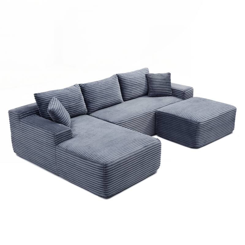 105'' Modular Sectional Sofa, Cloud Sectional Couch with Deep Seat