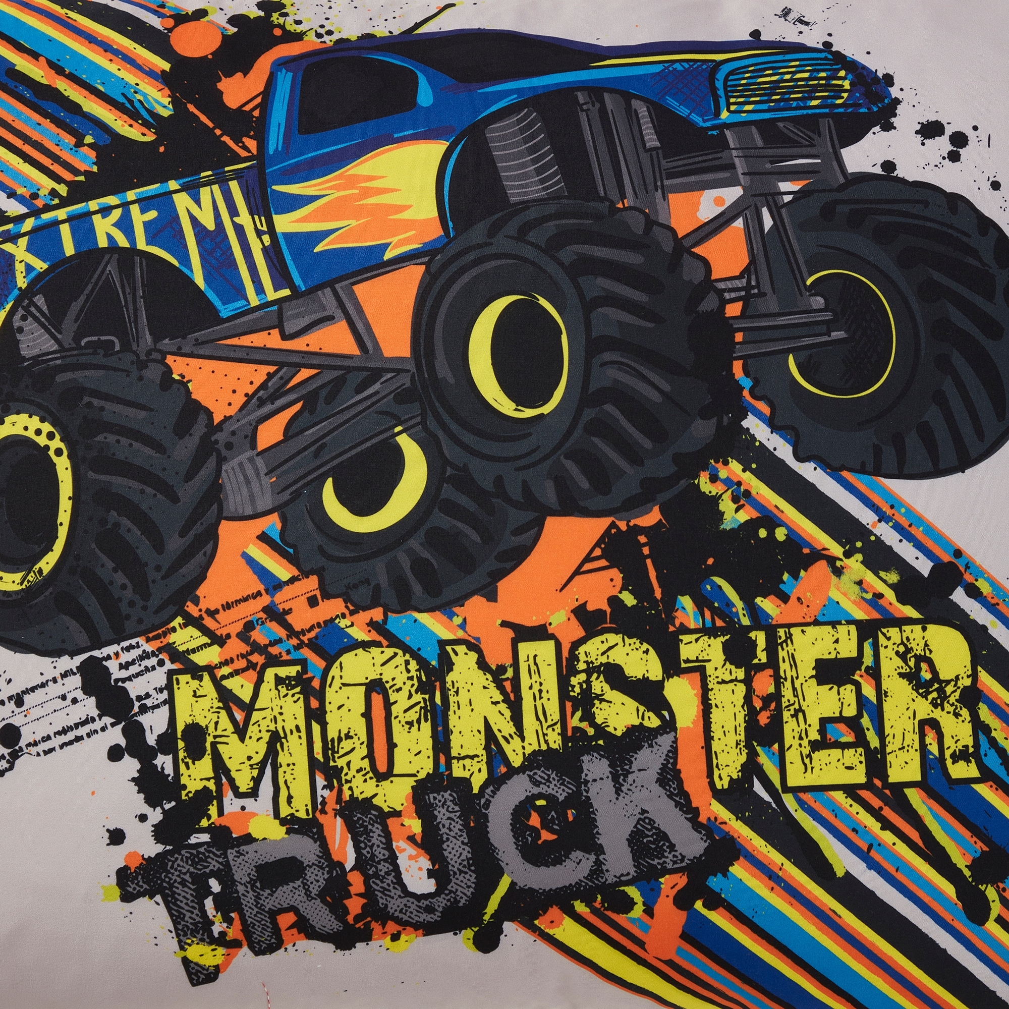 Monster jam bed in a bag top