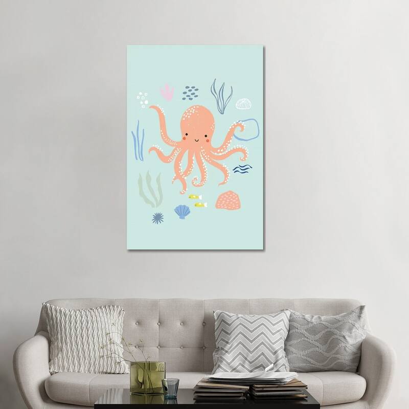 iCanvas "Under The Sea I" by Caroline Alfreds Canvas Print - 48x32x1.5