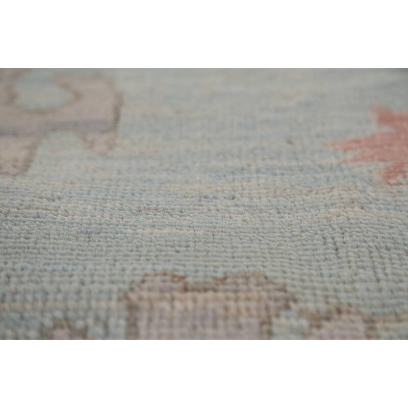 Turkish Oushak Vegetable Dye Turkish Large Rug Handmade Wool Carpet - 10'2"x 13'7"