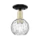 Option Black Antique Brass / Clear Water Glass