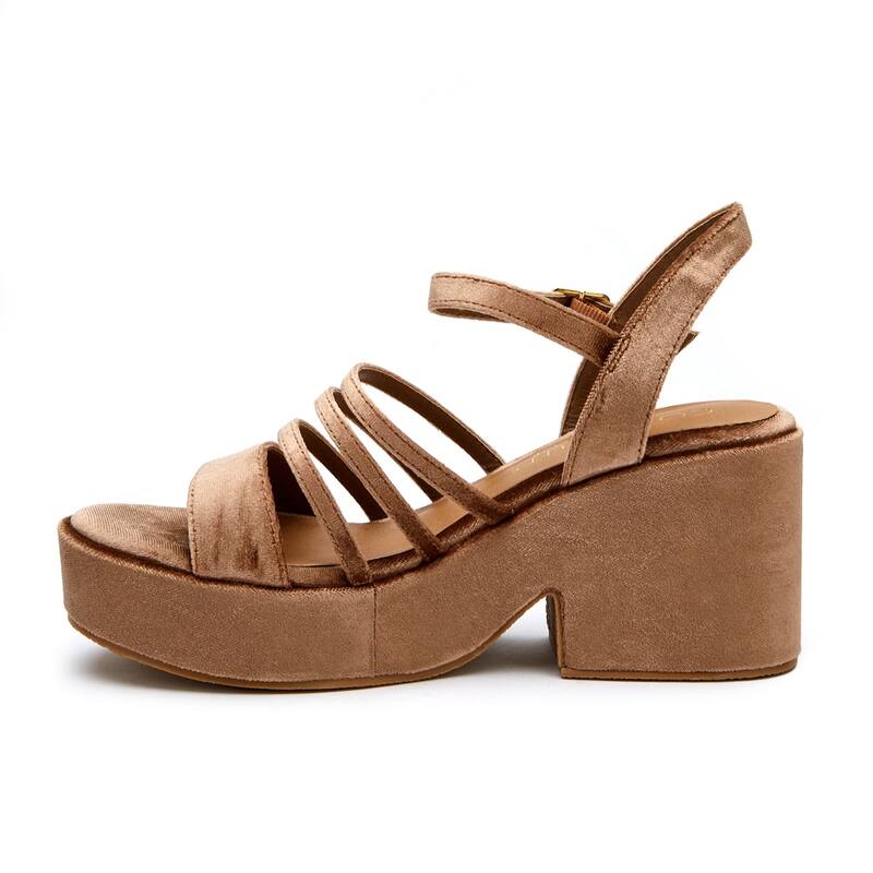 Coconuts by Matisse Stargaze Platform Sandal - Bronze - 6