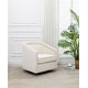 preview thumbnail 76 of 89, WOVENBYRD Classic Barrel Swivel Chair Beige