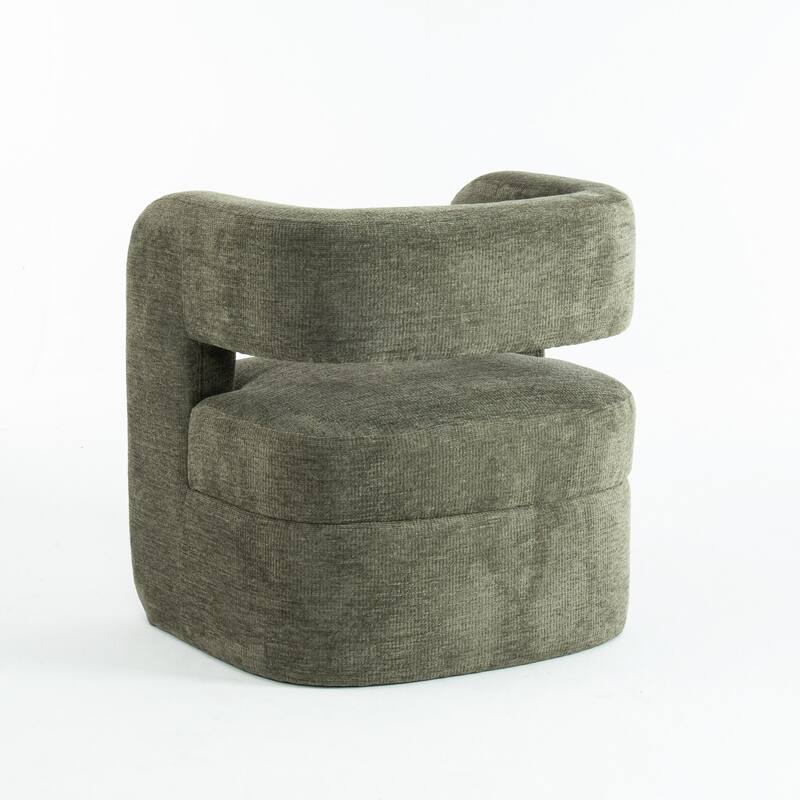 Full Assembled Upholstered Accent Chair For Living Room