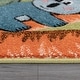preview thumbnail 12 of 13, Kids Rug for childrens room with Jungle Animals in Green