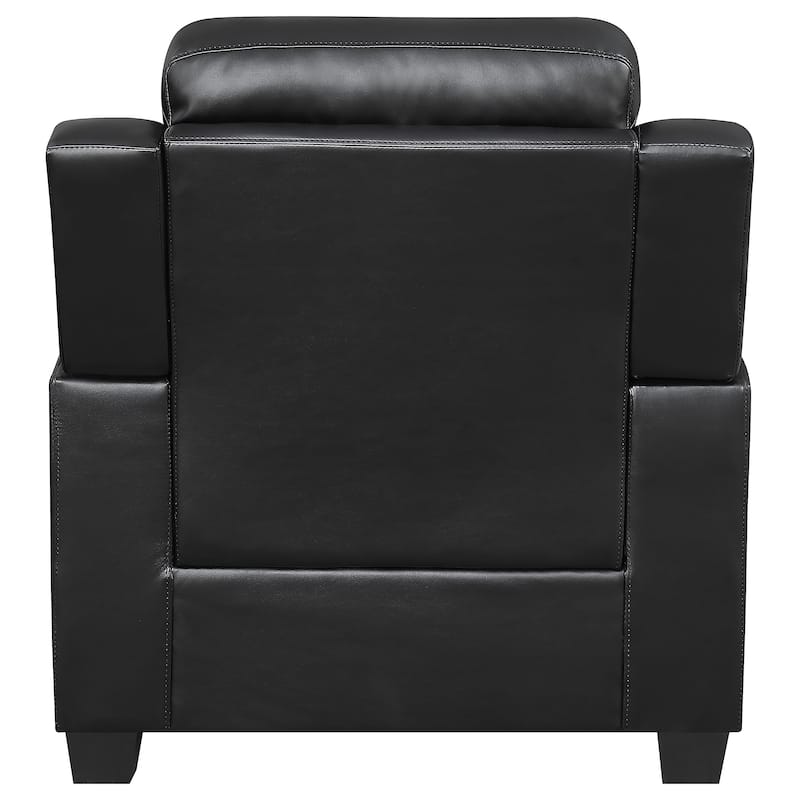 Finley Upholstered Padded Arm Tufted Accent Chair