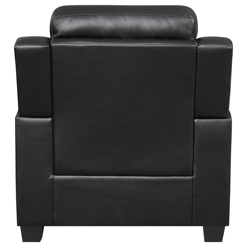 Finley Upholstered Padded Arm Tufted Sofa Set