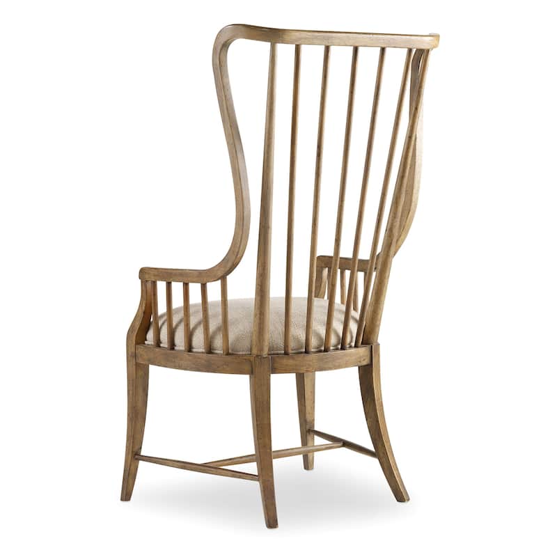 Sanctuary Tall Spindle Arm Chair - 25.25"W x 46"H x 26"D