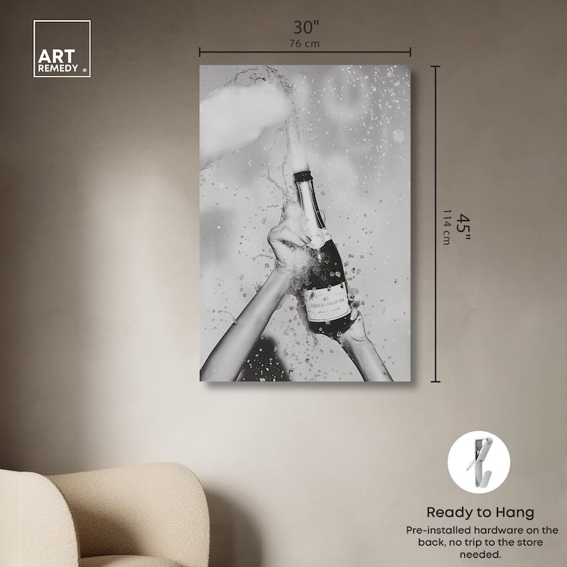 Hold the Moment I Canvas by Art Remedy, Gallery Wrapped