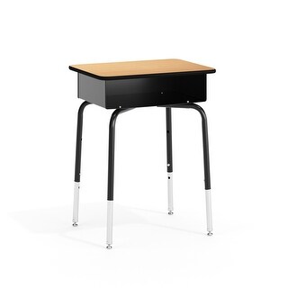 Student Desk with Open Front Metal Book Box - Scho