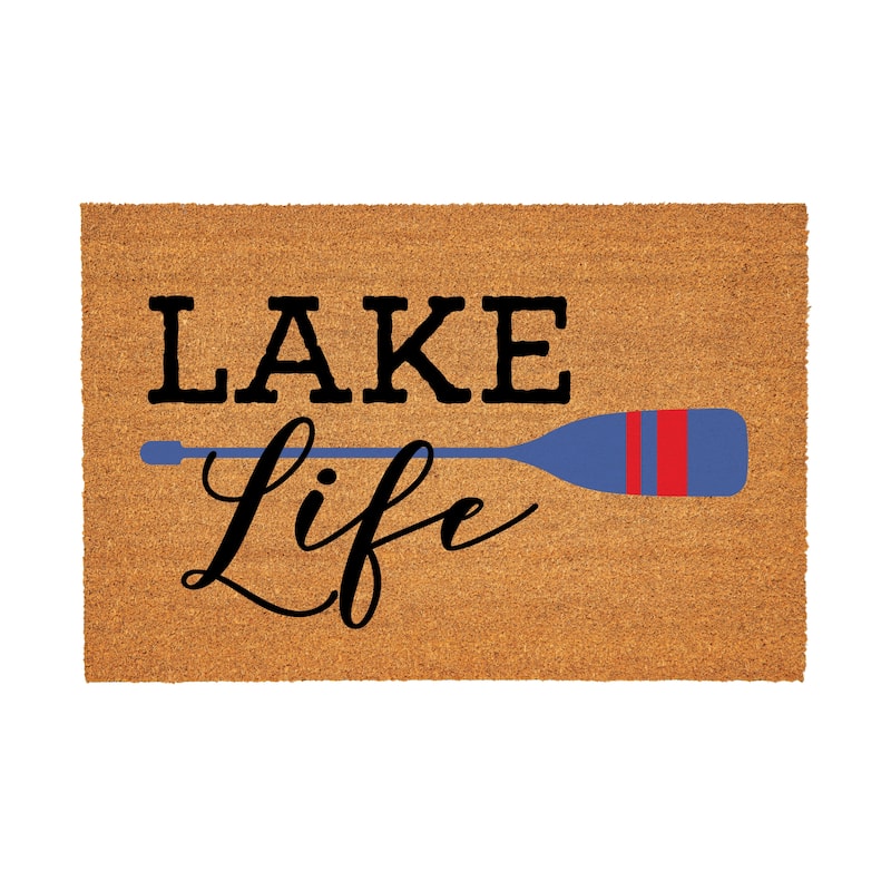 Lake Life Coir Mat 36"x24" - 36" x 24"