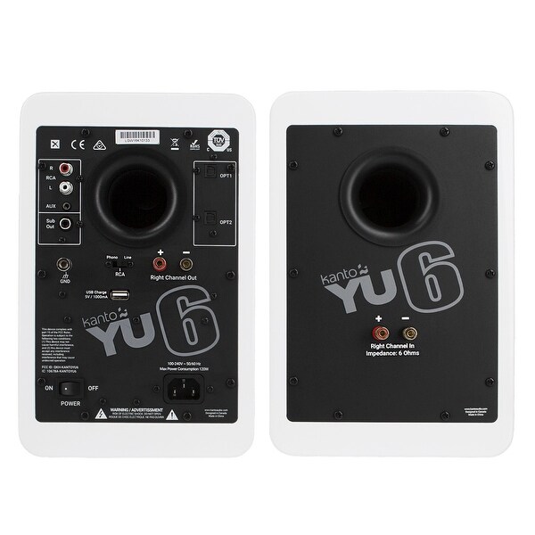 yu6 powered bookshelf speakers