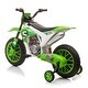 preview thumbnail 2 of 47, Kids 12V Electric Motorcycle Ride-On Toy with Training Wheels and Safe Start for Ages 3-6.