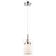 Option Polished Nickel / Matte White Shade