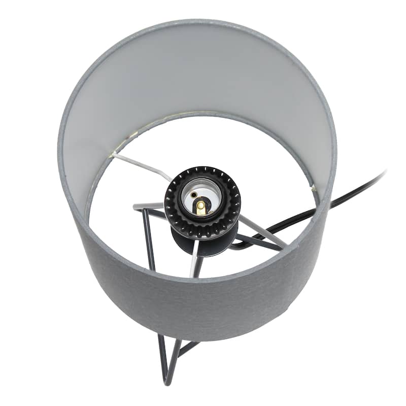 Simple Designs 14" Down to the Wire Table Lamp with LED Bulb Included - 14.00