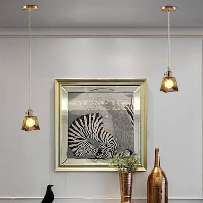 1-Light Vintage Pendant Light Entryway Light Fixture