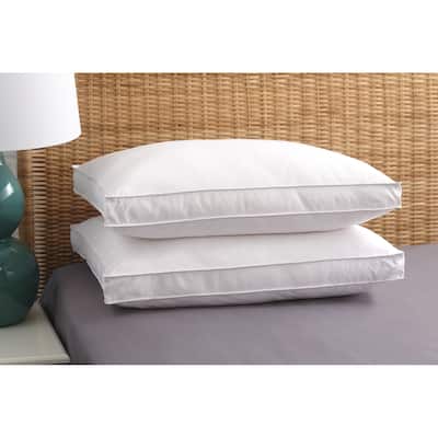 Comfort Pure Allergen Barrier Pillow 2 inch Gusset by Cozy Classics - White
