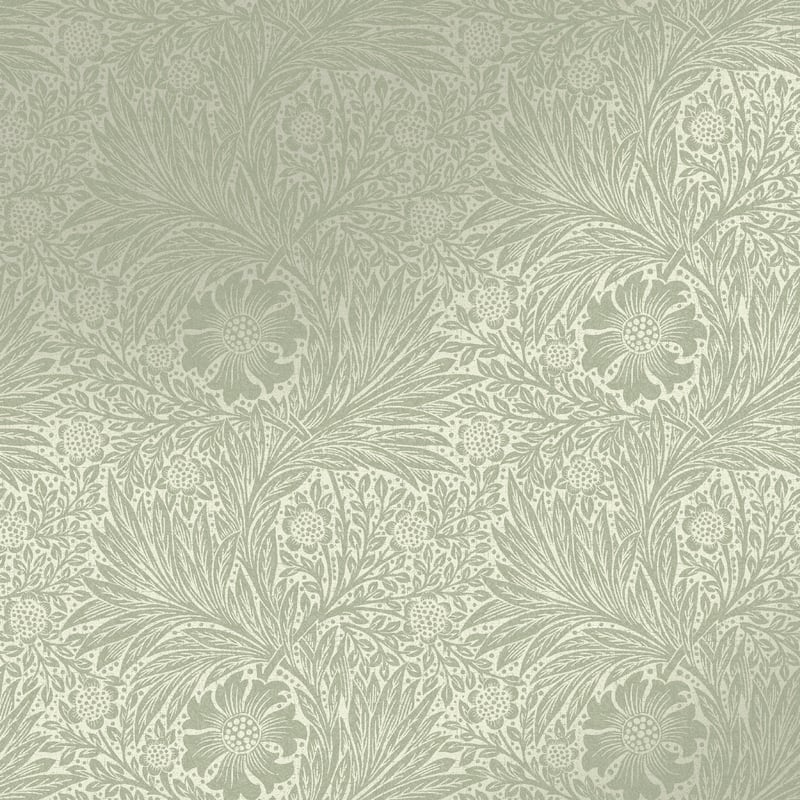 William Morris Marigold Fibrous Sage Wallpaper