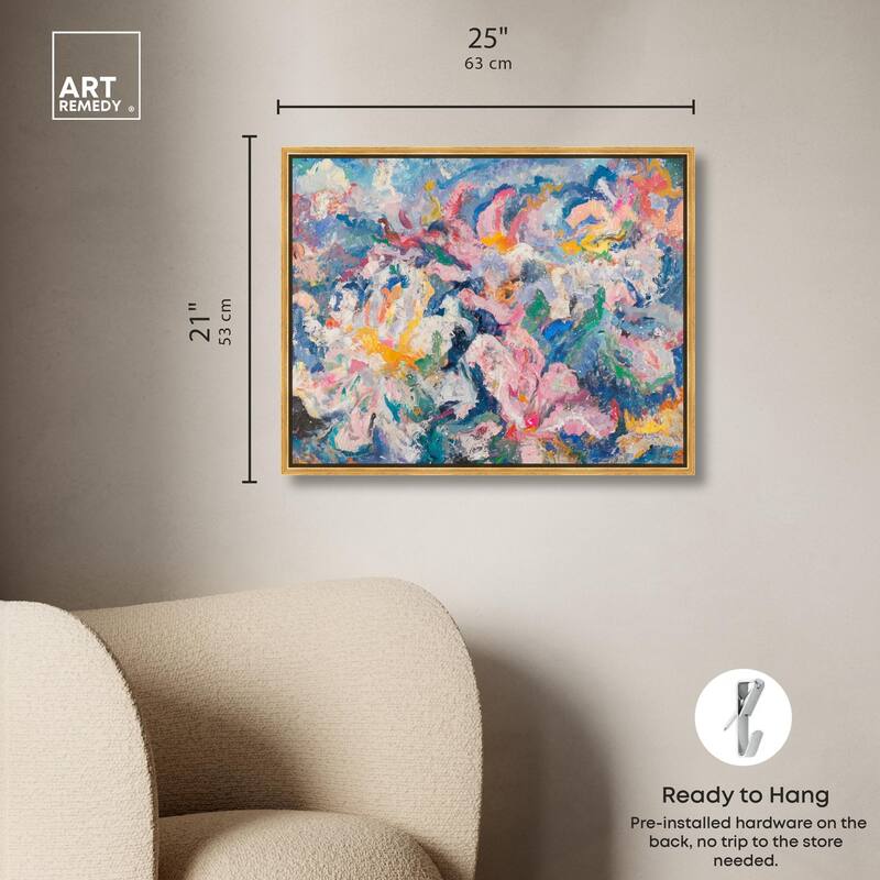 Pastel Riot II Canvas by Art Remedy