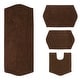 preview thumbnail 153 of 165, Waterford Collection 100% Cotton Non-Slip Bathroom Rug Set, Machine Washable Bath Rug, 4 Piece Bath Mat Set with Contour