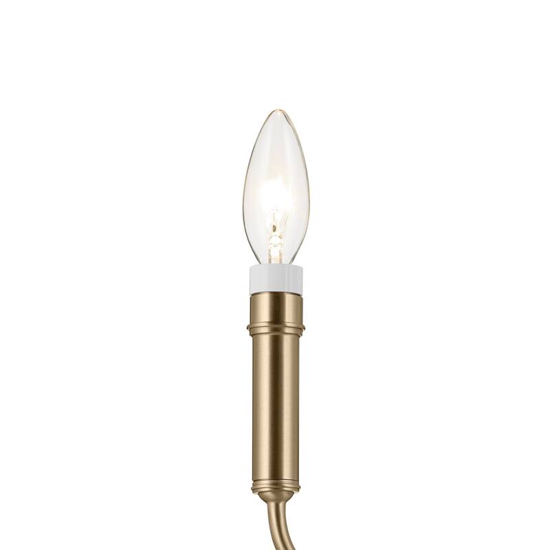 Eadie 41.25 Inch 8 Light Chandelier in Champagne Bronze