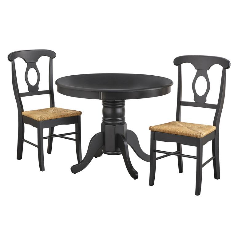 Simple Living Thorton Solid Wood Farmhouse Dining Set