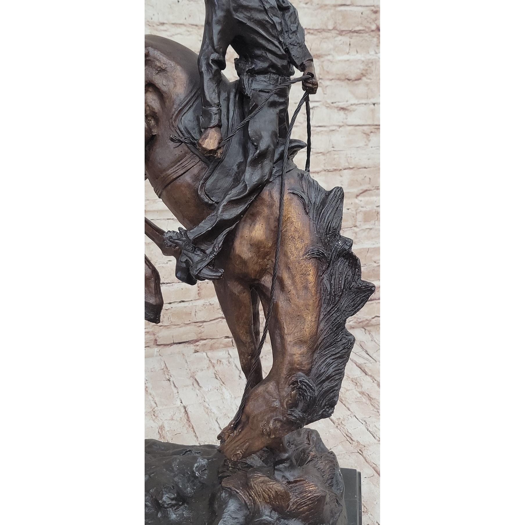 Outlaw By Frederic Remington Western Cowboy Horseback Bronze Outlaw By Frederic Remington Western Cowboy Horseback Bronze