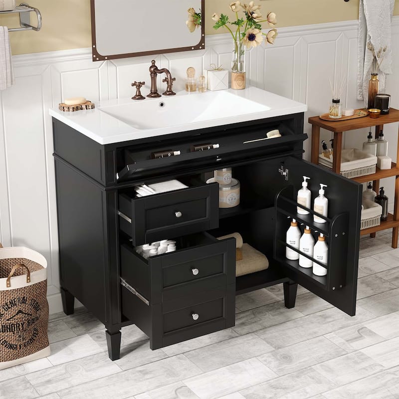36'' Bathroom Vanity with Top Sink