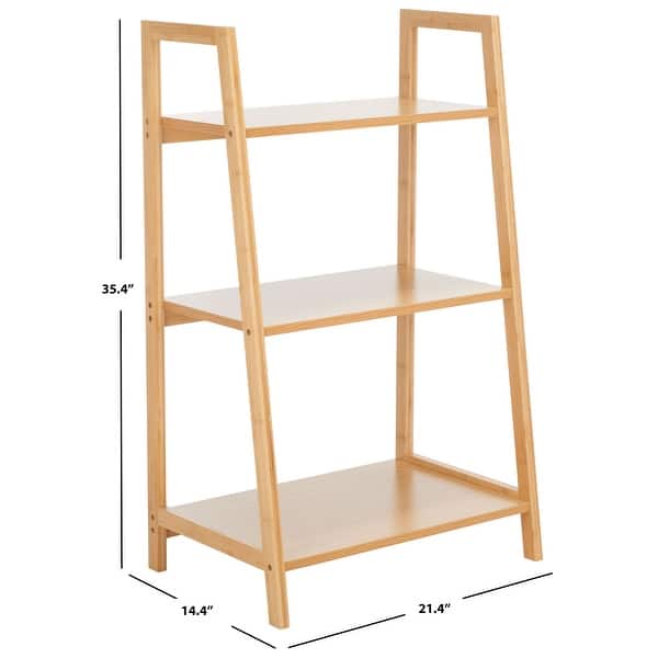 SAFAVIEH Home Collection Alucard 3 Tier Shelf - 21" W x 14" D x 35" H