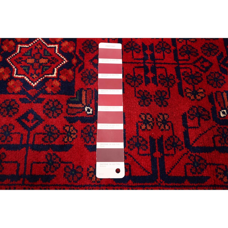 ECARPETGALLERY Hand-knotted Finest Khal Mohammadi Red Wool Rug - 9'8 x 13'1