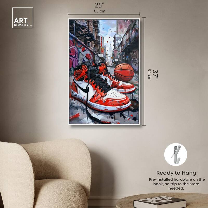 Streetwise Sneakers Canvas by Art Remedy