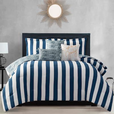 Juicy Reversible Cabana Stripe Bedding Set