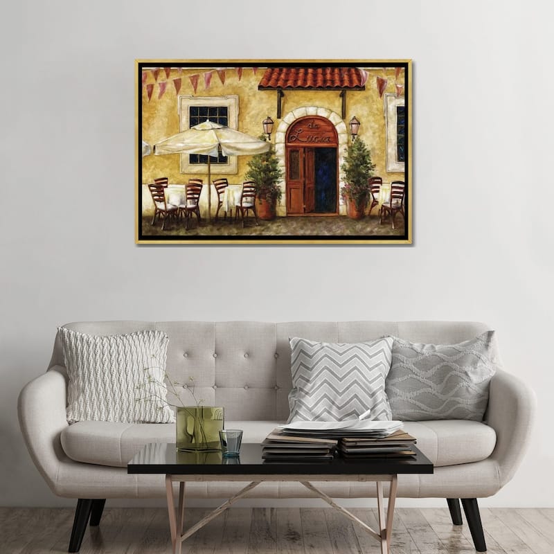 iCanvas "Cafe XIV" by Malenda Trick Framed Canvas Print