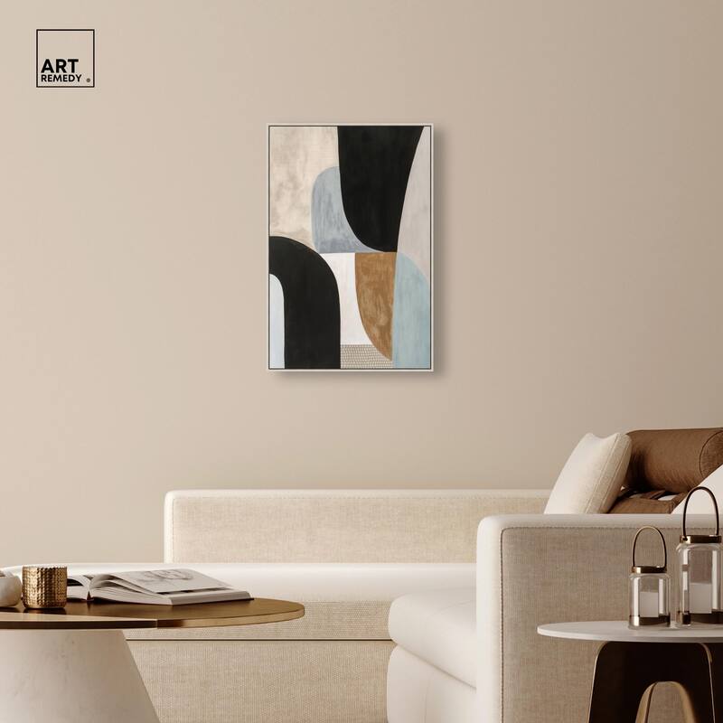 Interlocking Segments I Canvas by Art Remedy