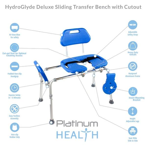 Shop Platinum Health Hydroglyde Premium Sliding Bath Transfer