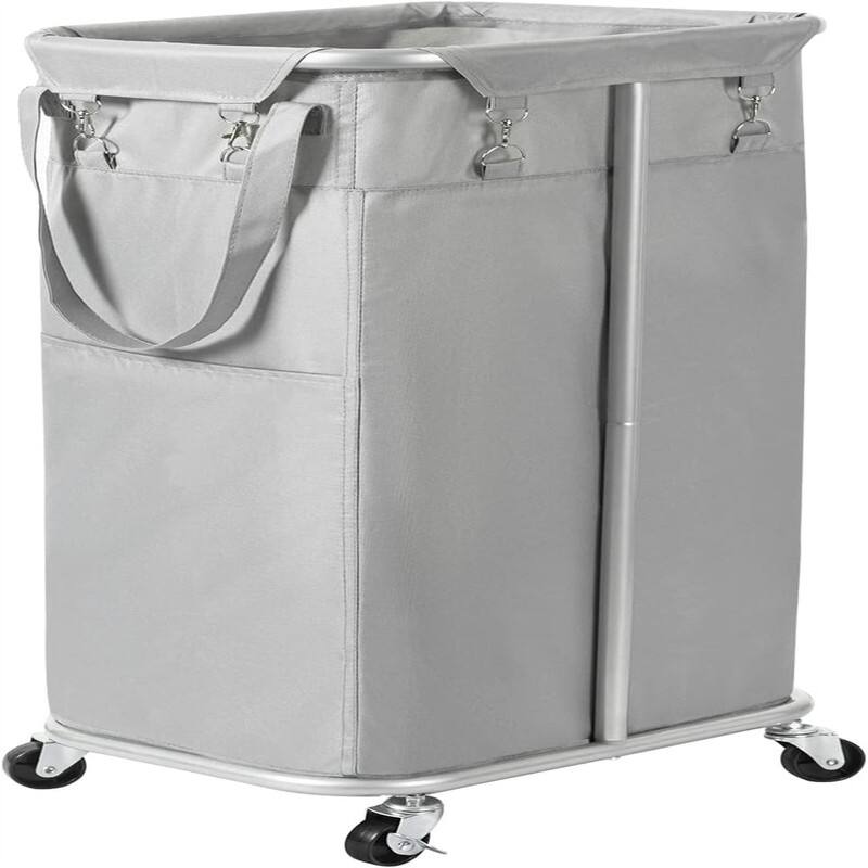 100L Rolling Laundry Hamper with Wheels - 16.5"L x 12.6"W x 31.9"H