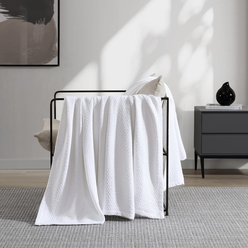 Vera Wang Matelesse Cotton Reversible Blanket