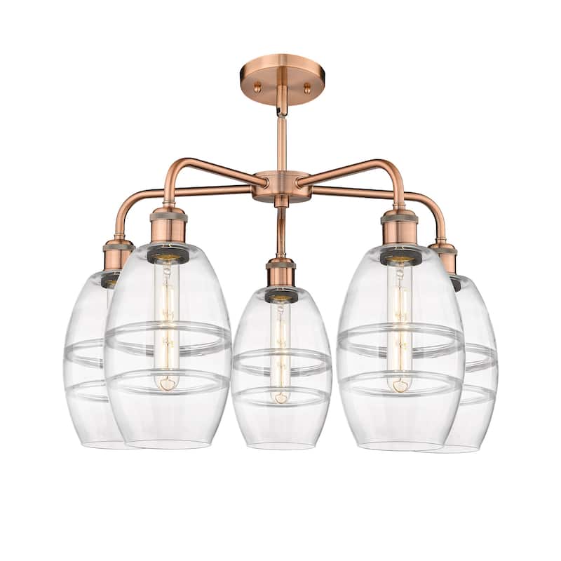 Innovations Lighting 516-5CR-14-24 Vaz Chandelier Vaz 5 Light 24" Wide
