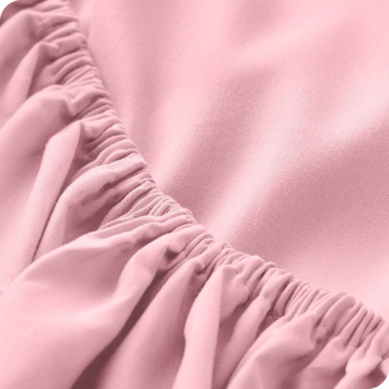 Bare Home Ultra-Soft Microfiber 22 Inch Extra Deep Pocket Fitted Sheet