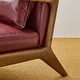 preview thumbnail 35 of 107, Glitzhome Set of 2 30.75"H Mid-Century Modern PU Leather Accent Armchairs with Rubberwood Frame - 25.75"L x 33.75"W x 30.75"H