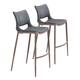Option Dark Grey, Walnut
