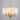Rennnsan 4-Light Vintage Drum Gold Linen Shade Chandelier for Dining Room & Living Room - 17.3 in. W x 17.7 in. H