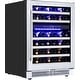 preview thumbnail 9 of 11, Luchar Wine Fridge 24 Inch, 46 Bottles Wine Fridge Cooler with Temperature Memory & Touchscreen Design Silver