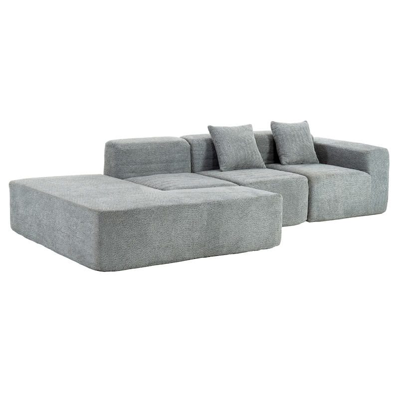 Sectional Sofa Full-compressed Sofa Couch Free-combined Sofa